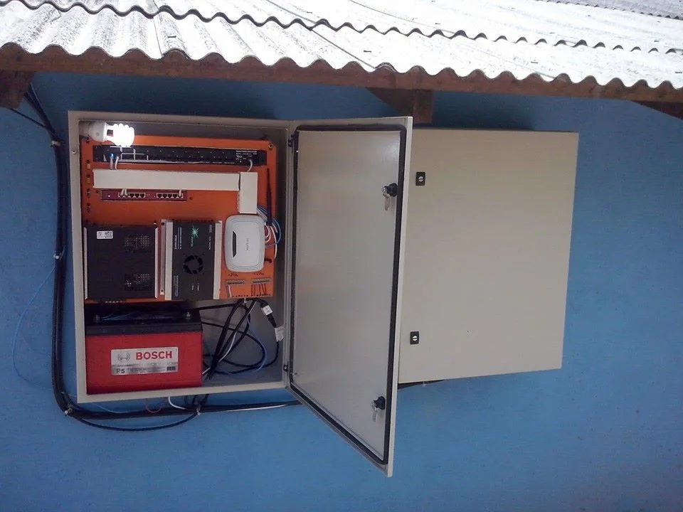 Enlaces de rádio para conectividade rural em Santarém